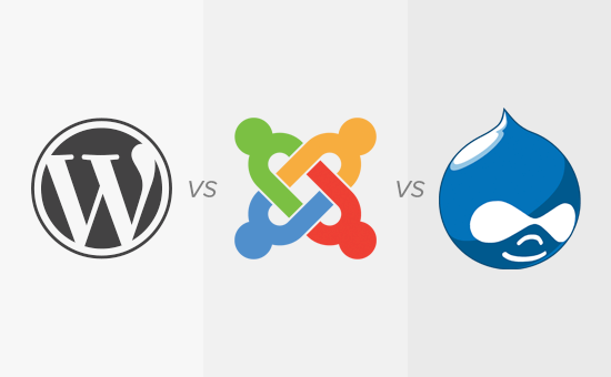 WordPress vs. Joomla vs. Drupal